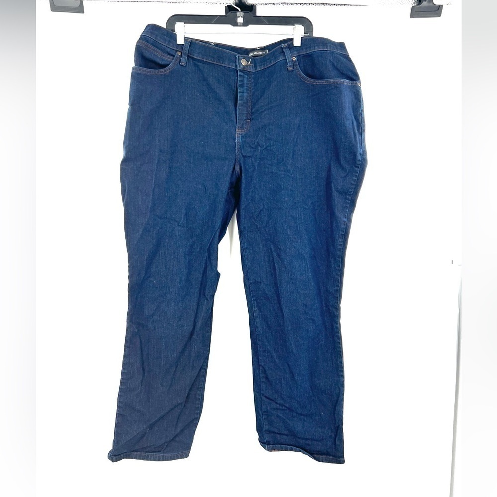 Lee relaxed fit blue jeans trousers size 24W